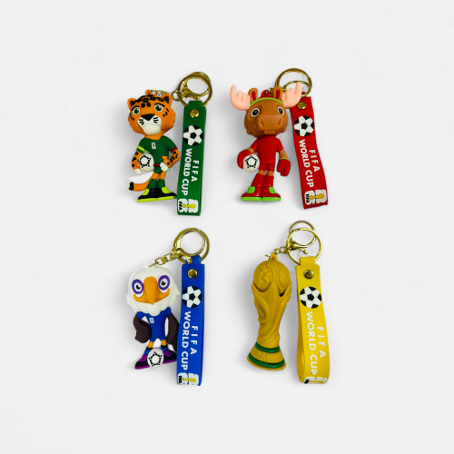 FIFA 2026 Mascot keychain set