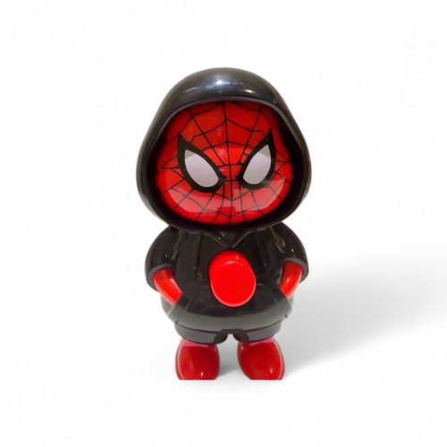 Black Spider-Man Face Changing Keychain 9cm